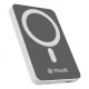 Muvit MCCHP0006 batería externa Polímero de litio 5000 mAh Cargador inalámbrico Gris, Blanco